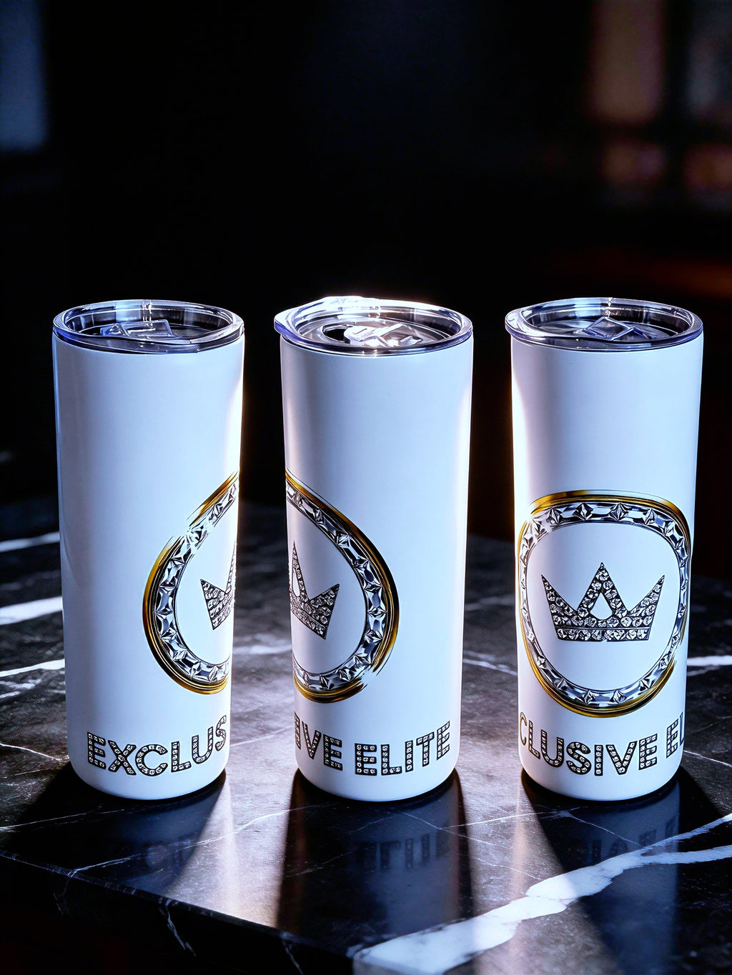 Royal Access – Exclusive Elite Edition 20oz Skinny Stainless Steel Tumbler | By MpressPrintz