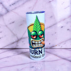 Burn & Shine – Emerald Flame Grillz 20oz Stainless Steel Tumbler