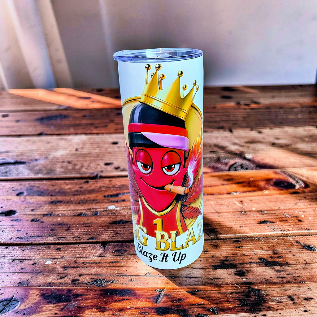 Royalty Blaze – King Blaze Edition 20oz Skinny Stainless Steel Tumbler