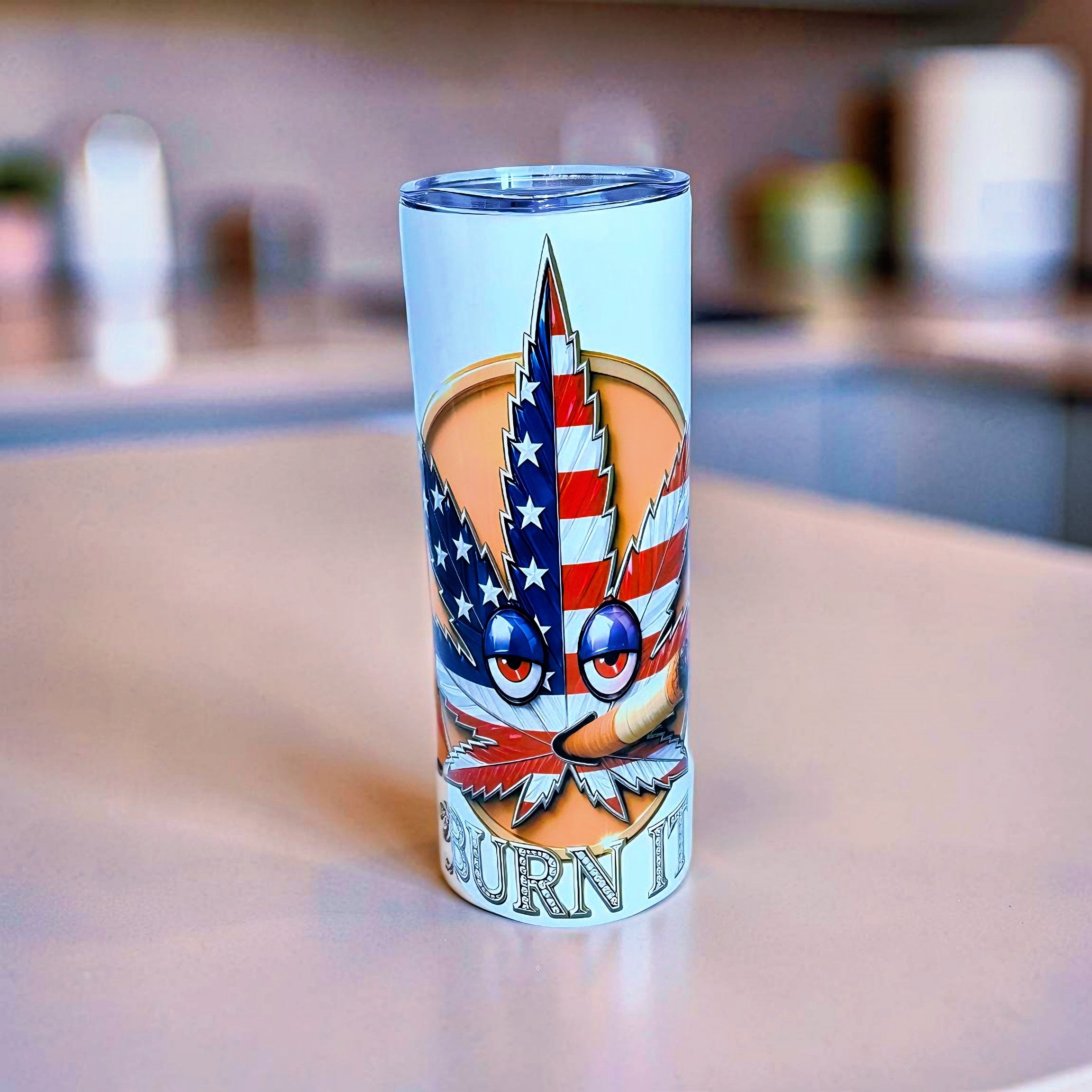 Blaze & Shine – Freedom Flame Edition 20oz Skinny Stainless Steel Tumbler |