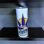 Blaze & Shine – Royal Violet Drip 20oz Stainless Steel Tumbler