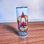 Maple Heat Glow – Burn & Shine 20oz Skinny Tumbler