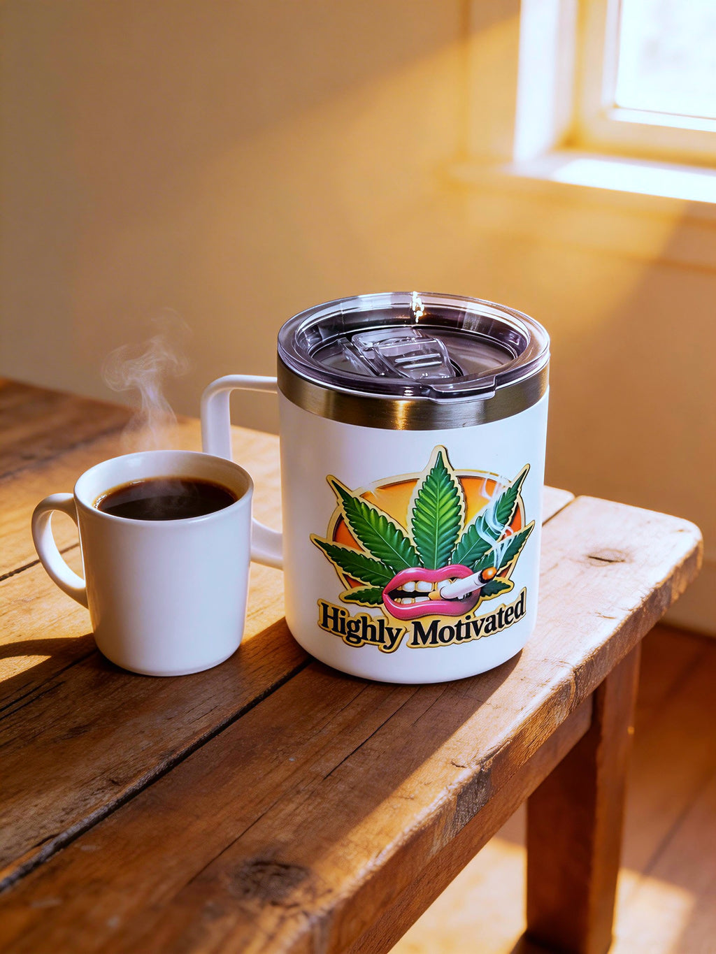 Highly Motivated – Blaze & Motivate 12oz Insulated Coffee Mug