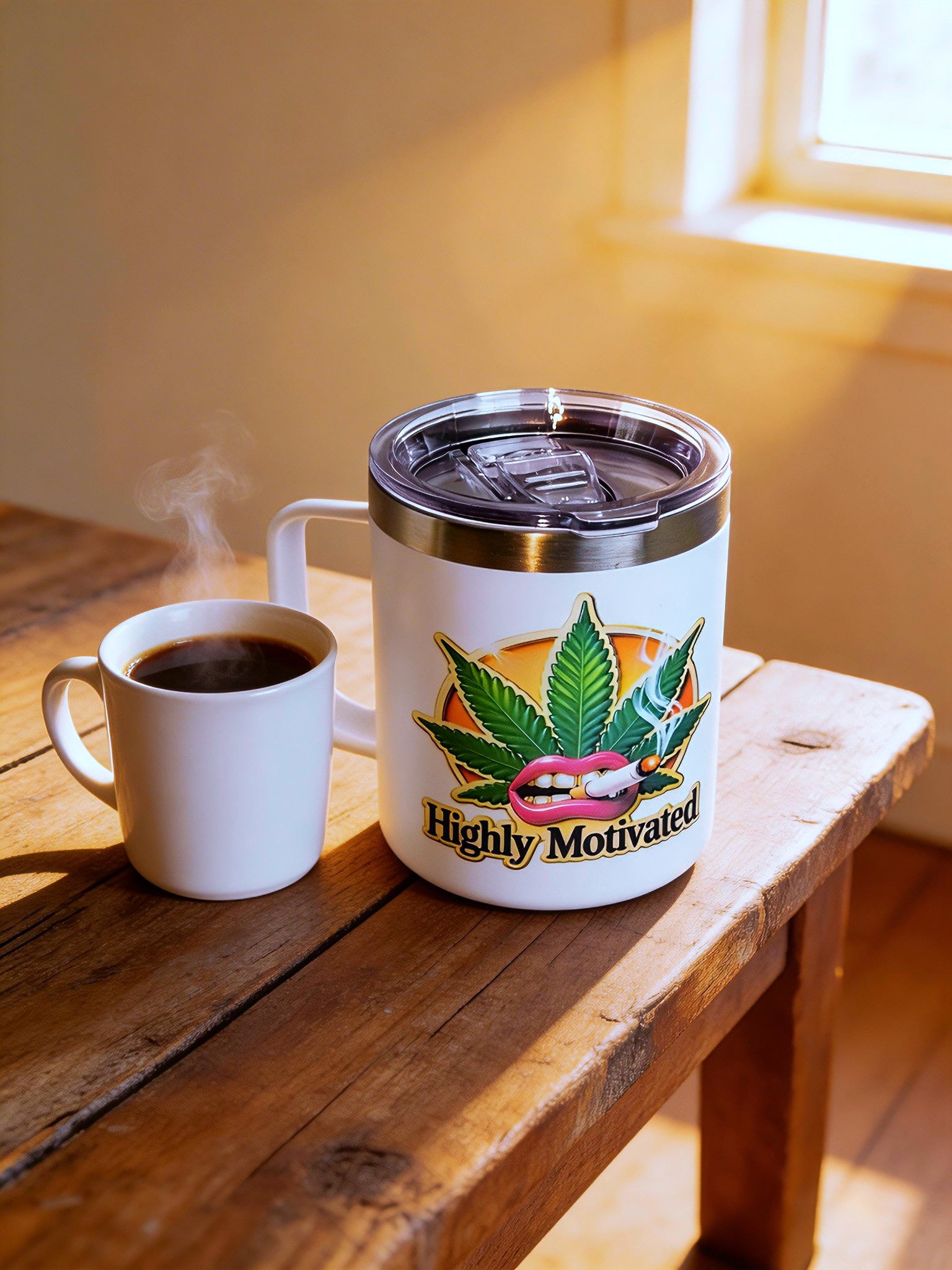 Highly Motivated – Blaze & Motivate 12oz Insulated Coffee Mug