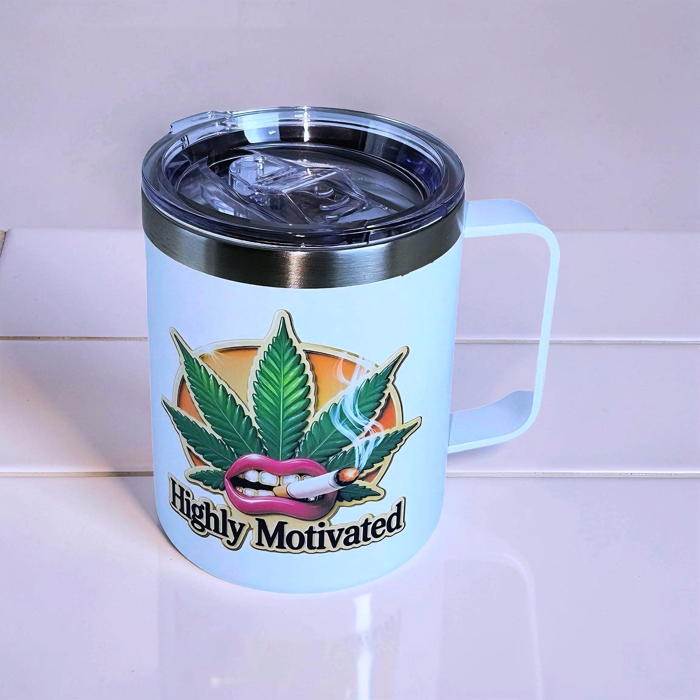 Highly Motivated – Blaze & Motivate 12oz Insulated Coffee Mug