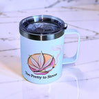 Too Pretty to Stress – Blaze & Motivate 12oz Insulated Coffee Mug