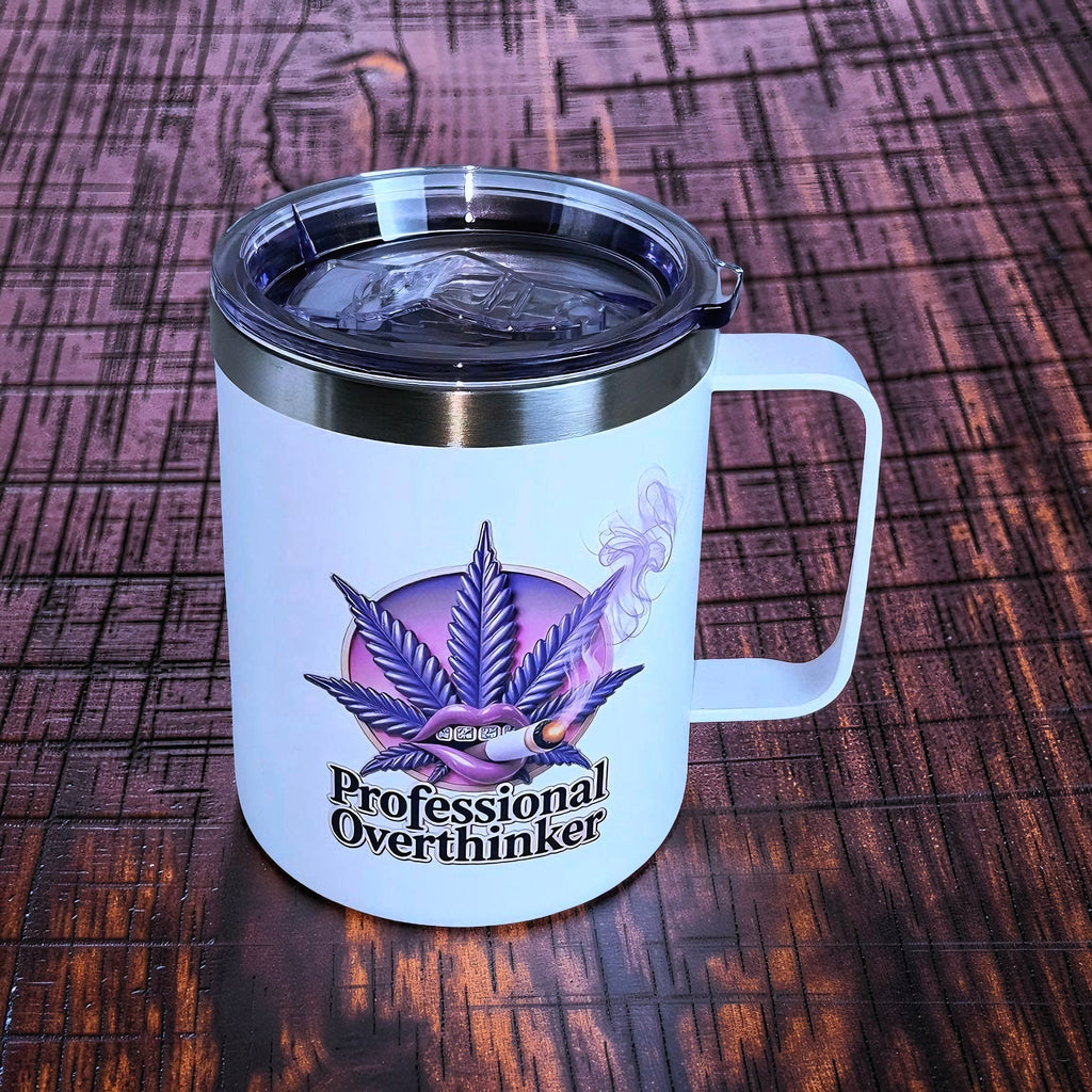 Professional Overthinker – Blaze & Motivate 12oz Insulated Coffee Mug