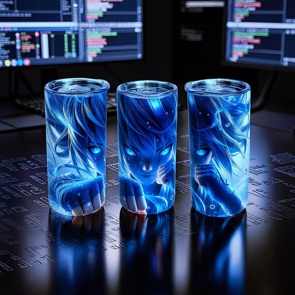 15oz Blue Water Fighter Tumbler