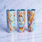 20oz Golden Saiyan Aura Tumbler