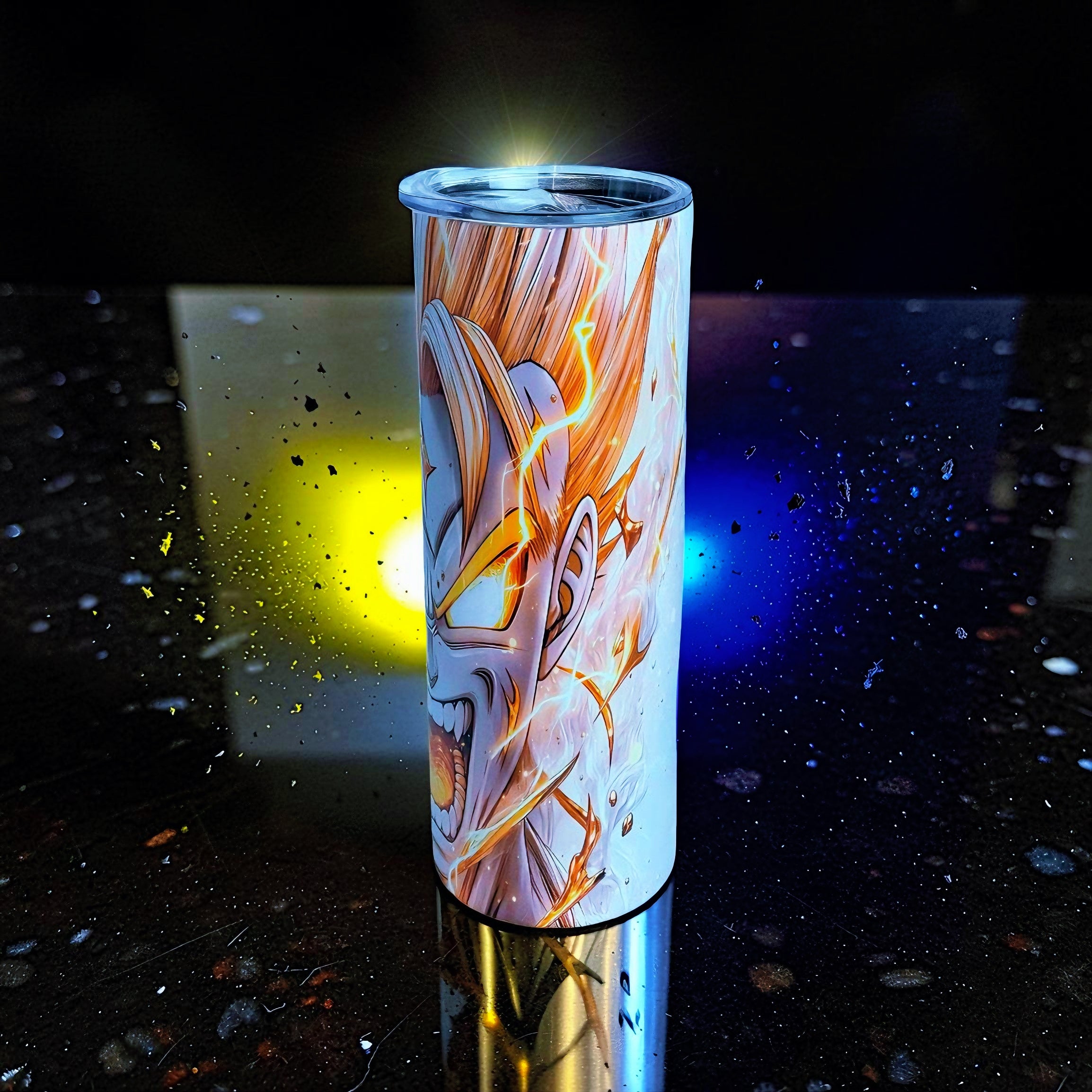 20oz Golden Saiyan Aura Tumbler
