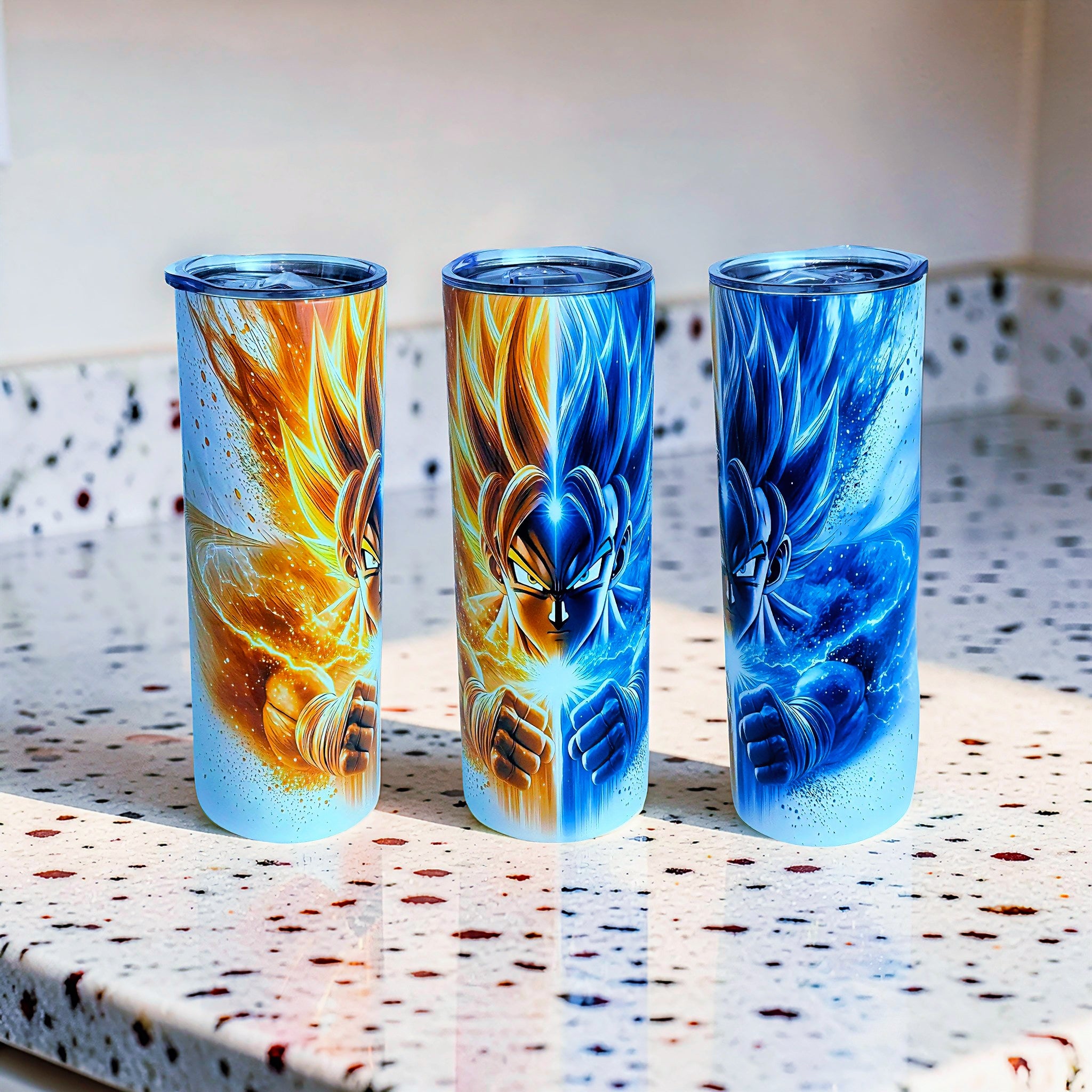 20oz Blue & Orange Fusion Fighter