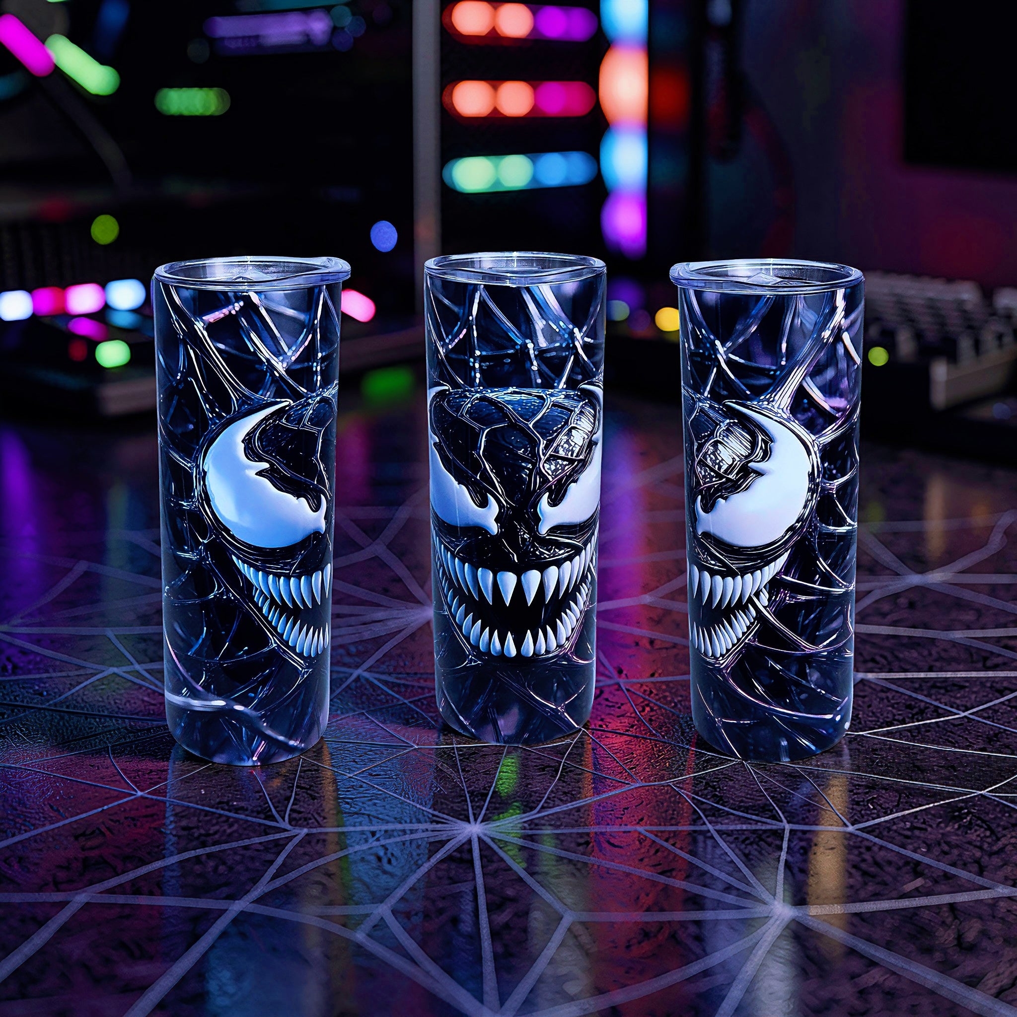 20oz Dark web symbiote tumbler