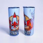 Maple Heat Glow – Burn & Shine 20oz Skinny Tumbler