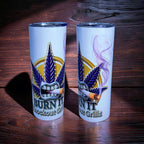 Blaze & Shine – Royal Violet Drip 20oz Stainless Steel Tumbler