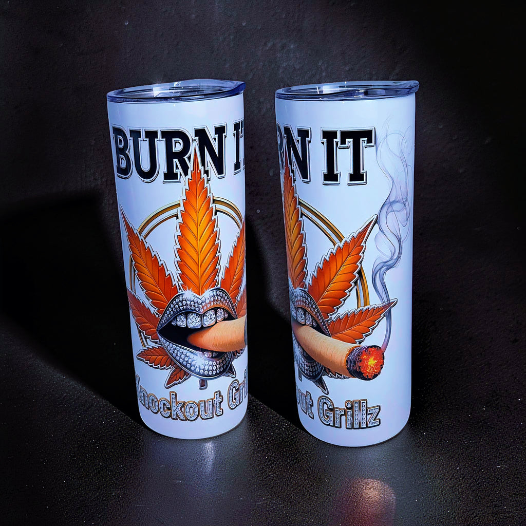 Diamond Flame Luxe – Burn & Shine 20oz Skinny Tumbler