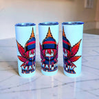 Blaze Custom – Malik Edition 20oz Skinny Stainless Steel Tumbler | Personalized by MpressPrintz