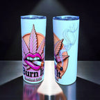 Blaze & Shine – Pink Ember Luxe Edition 20oz Skinny Stainless Steel Tumbler |