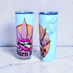 Blaze & Shine – Pink Ember Luxe Edition 20oz Skinny Stainless Steel Tumbler |