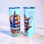 Blaze & Shine – Freedom Flame Edition 20oz Skinny Stainless Steel Tumbler |