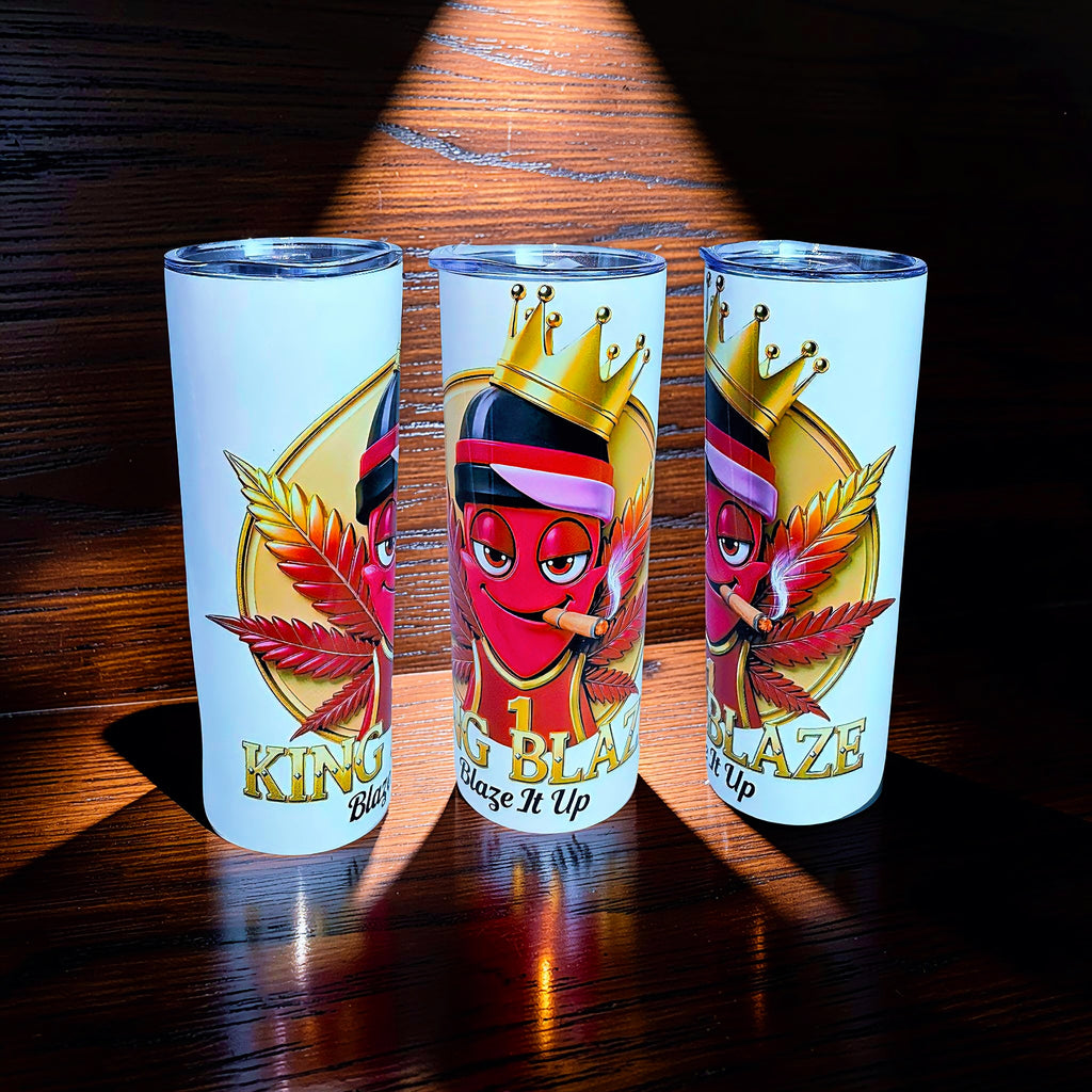 Royalty Blaze – King Blaze Edition 20oz Skinny Stainless Steel Tumbler