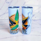 Blaze & Shine – Emerald Rebel Burn Edition 20oz Skinny Stainless Steel Tumbler