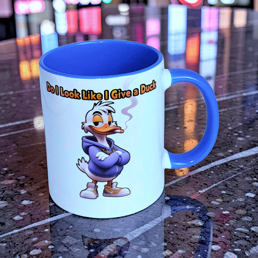 🦆 Do I Look Like I Give a Duck – Attitude Edition 11oz Premium Ceramic Coffee Mug | By MpressPrintz