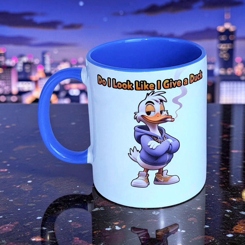 🦆 Do I Look Like I Give a Duck – Attitude Edition 11oz Premium Ceramic Coffee Mug | By MpressPrintz