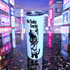 🐈 Not Today Energy – Chill Attitude Edition 20oz Skinny Stainless Steel Tumbler | By MpressPrintz