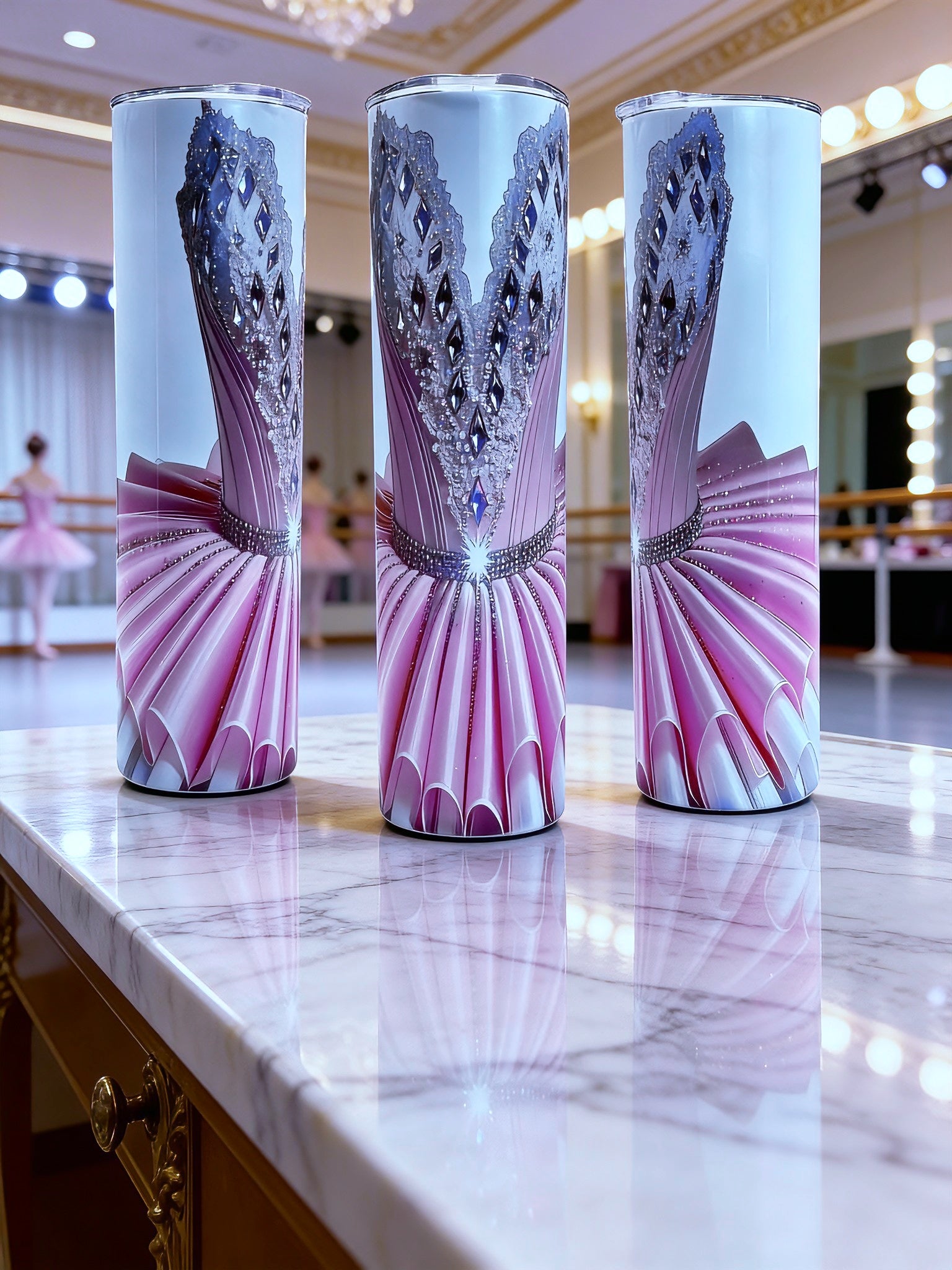 20oz Enchanted ballerina tumbler