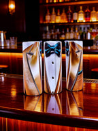 20oz Golden executive tuxedo tumbler