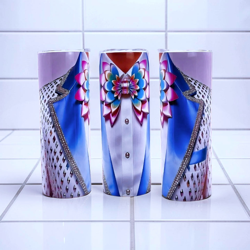 20oz Prism princess tuxedo tumbler