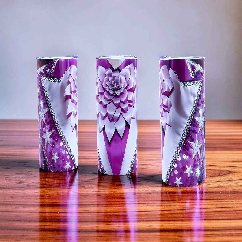 20oz Starlit duchess tuxedo tumbler