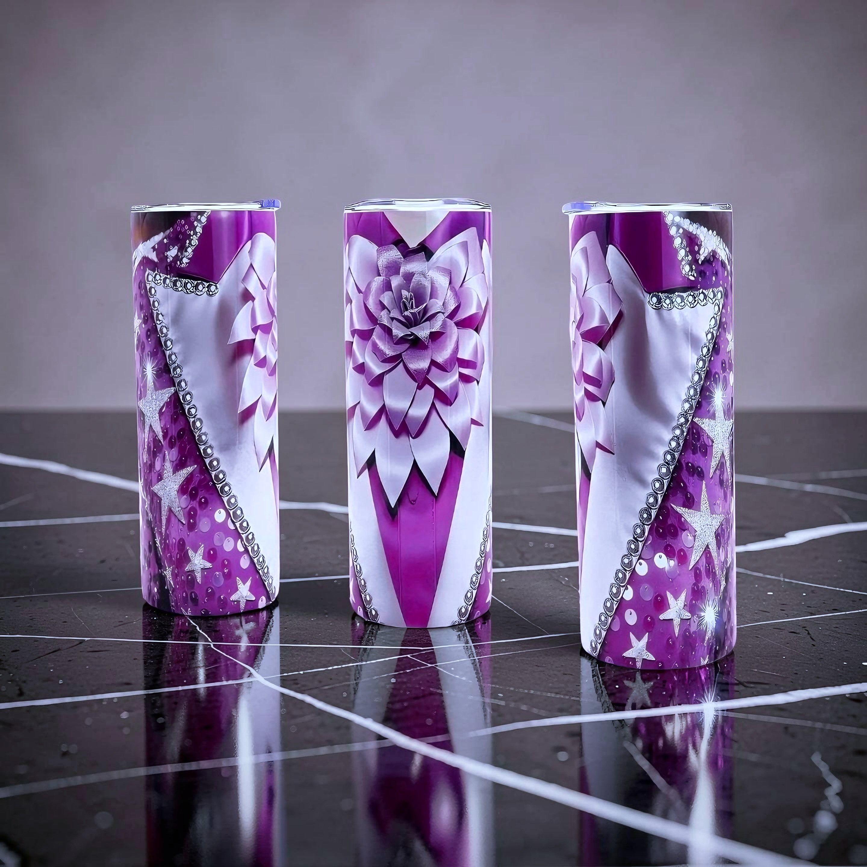 20oz Starlit duchess tuxedo tumbler