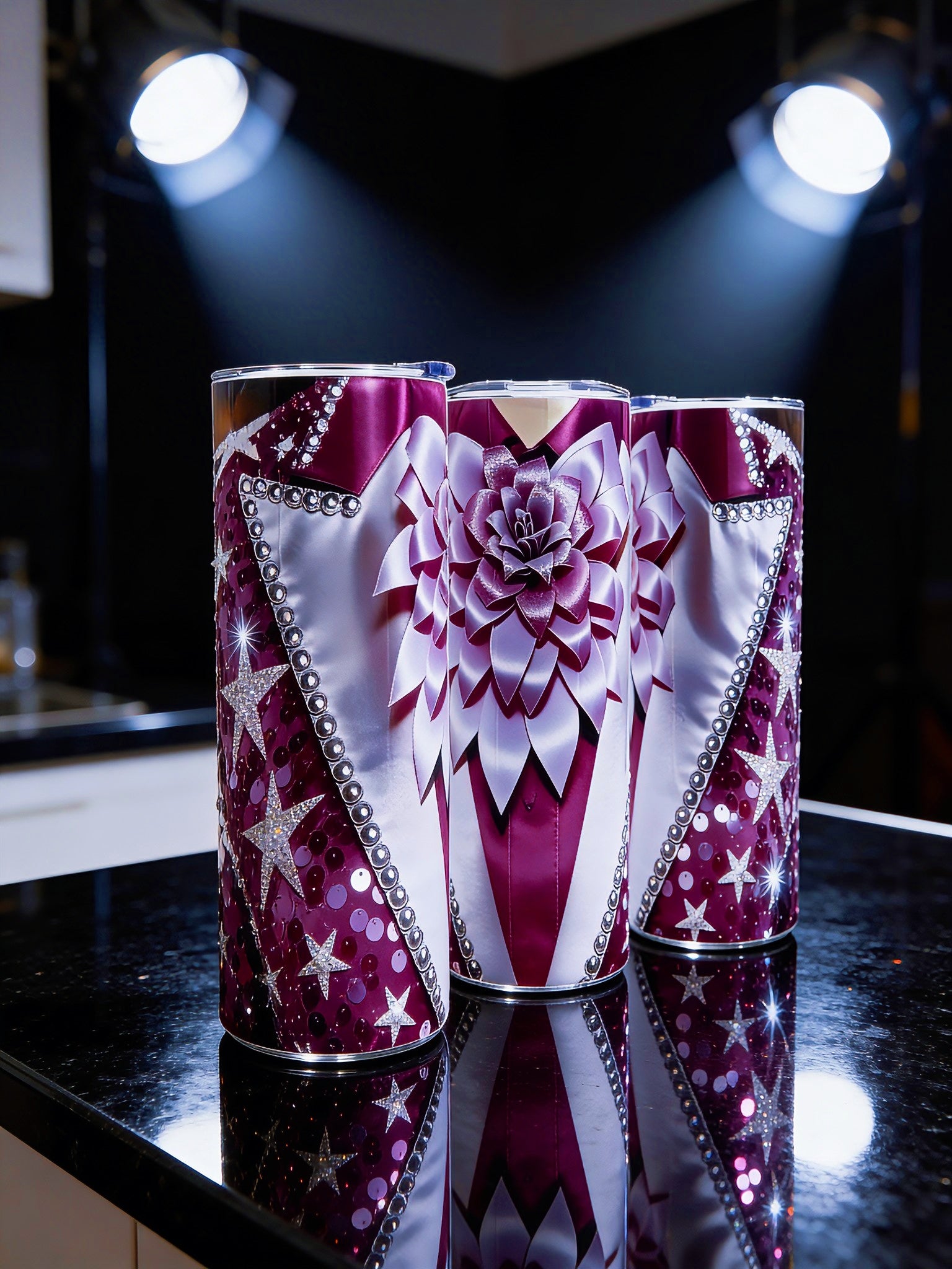 20oz Starlit duchess tuxedo tumbler