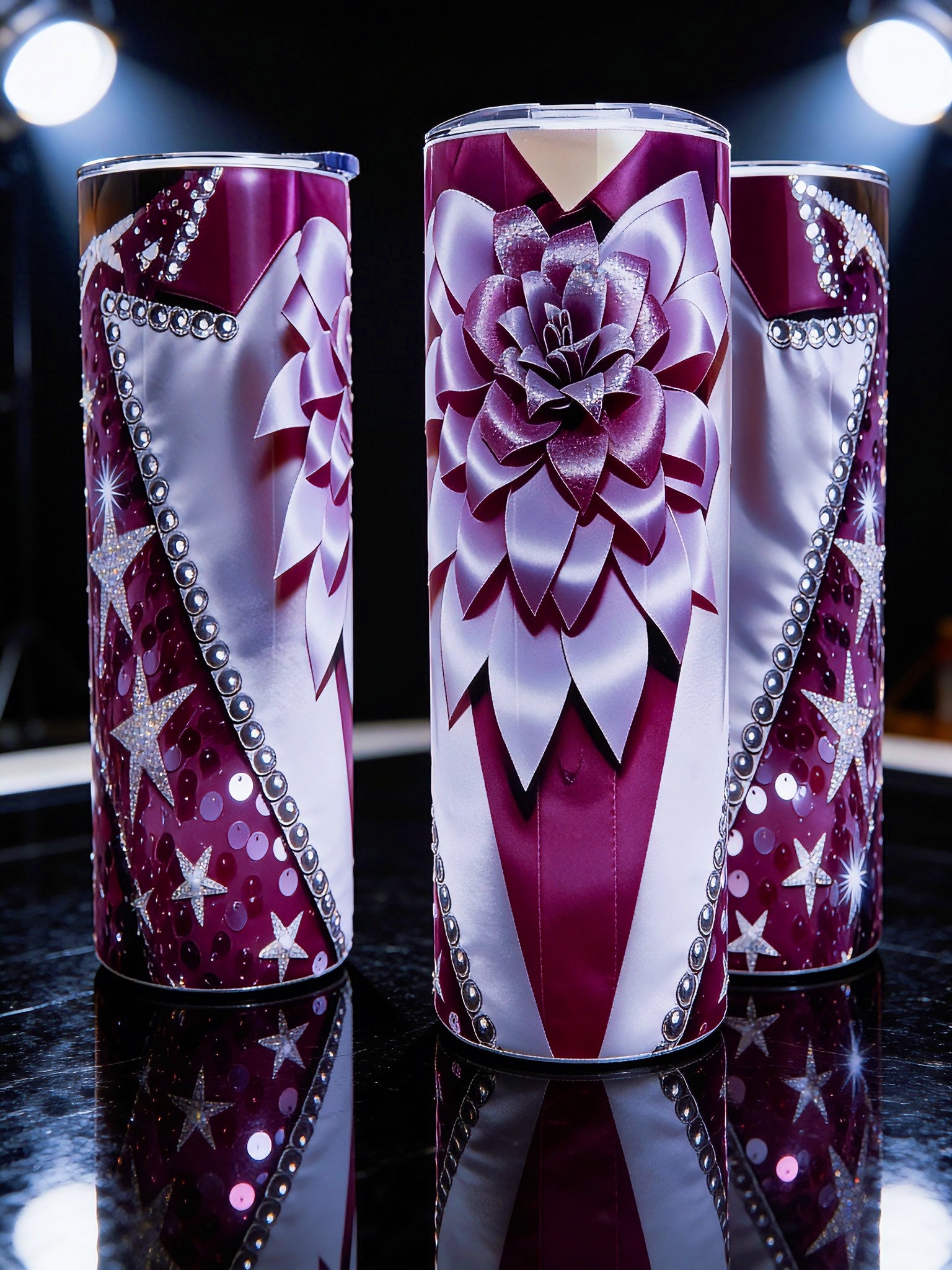 20oz Starlit duchess tuxedo tumbler