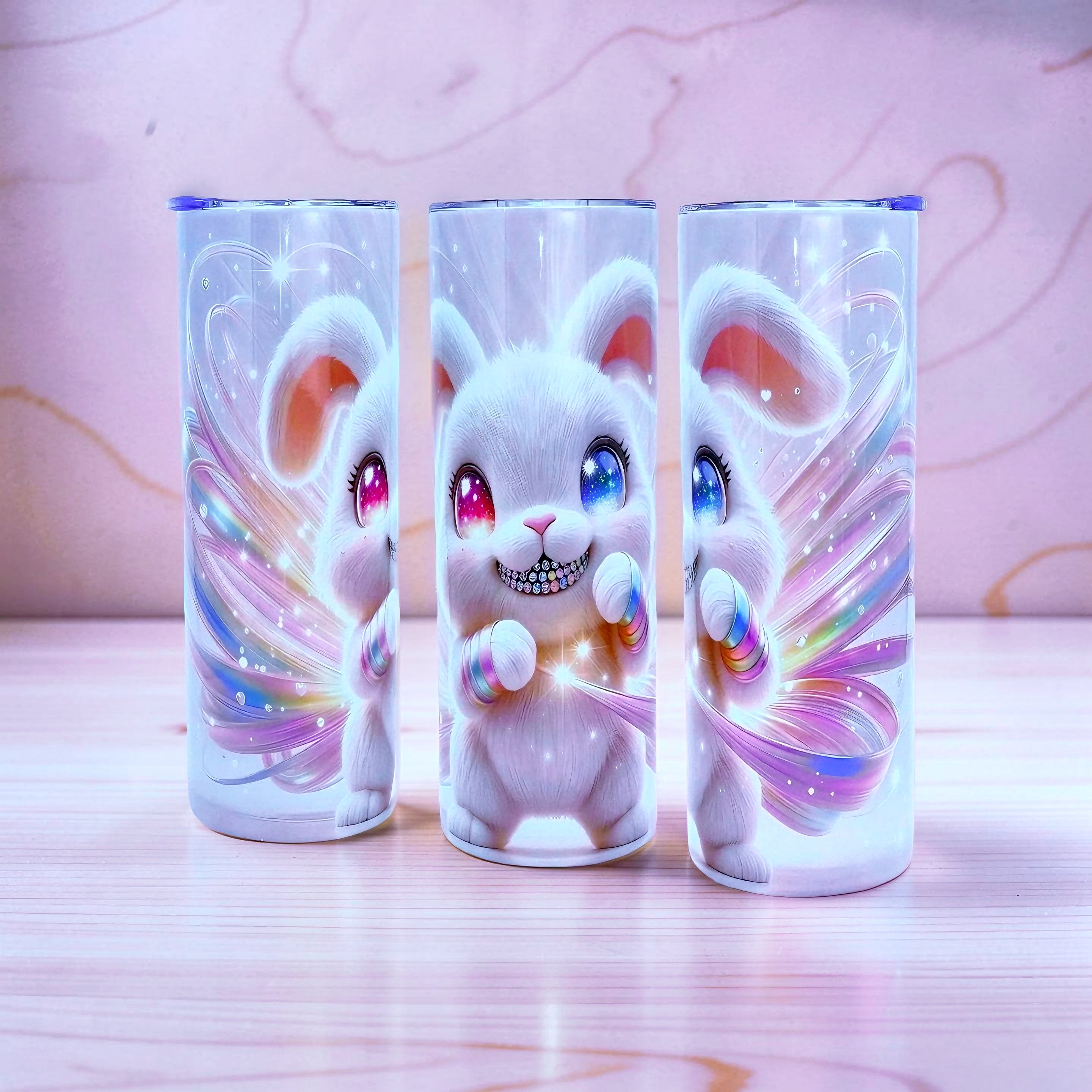 20oz Cosmic bunny tumbler