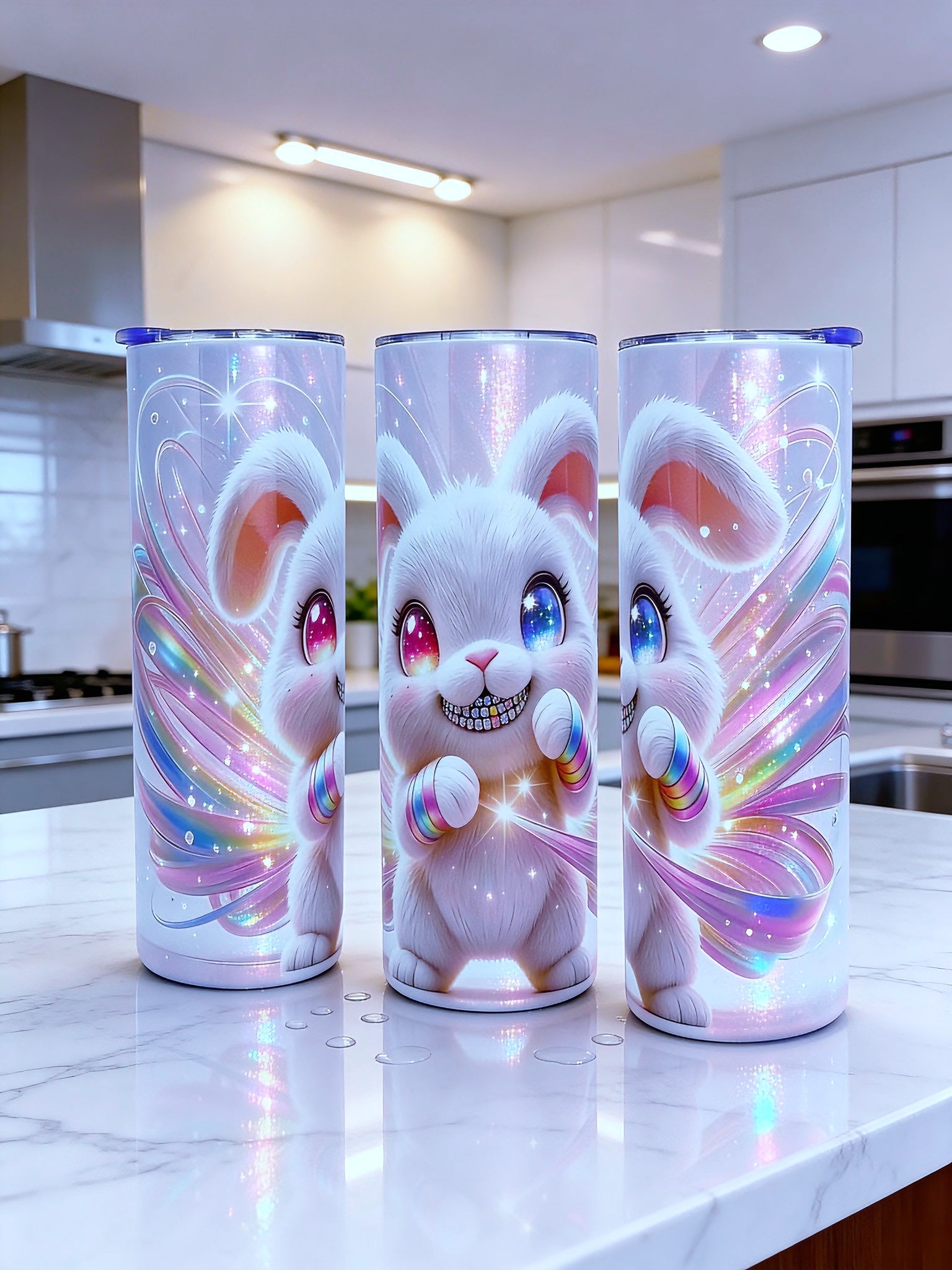 20oz Cosmic bunny tumbler
