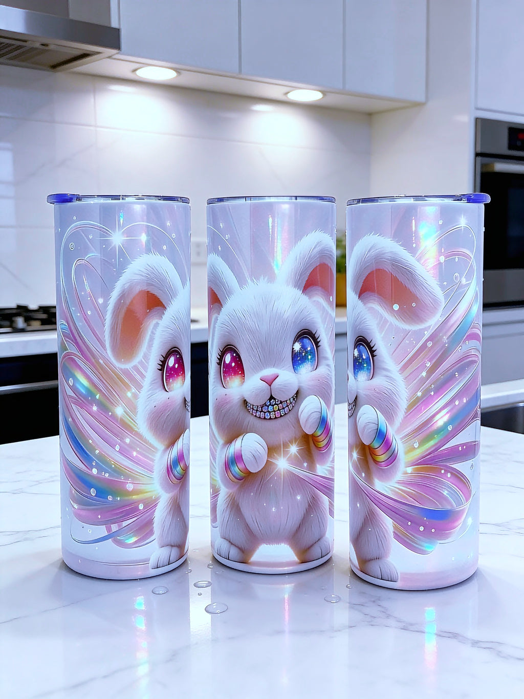 20oz Cosmic bunny tumbler