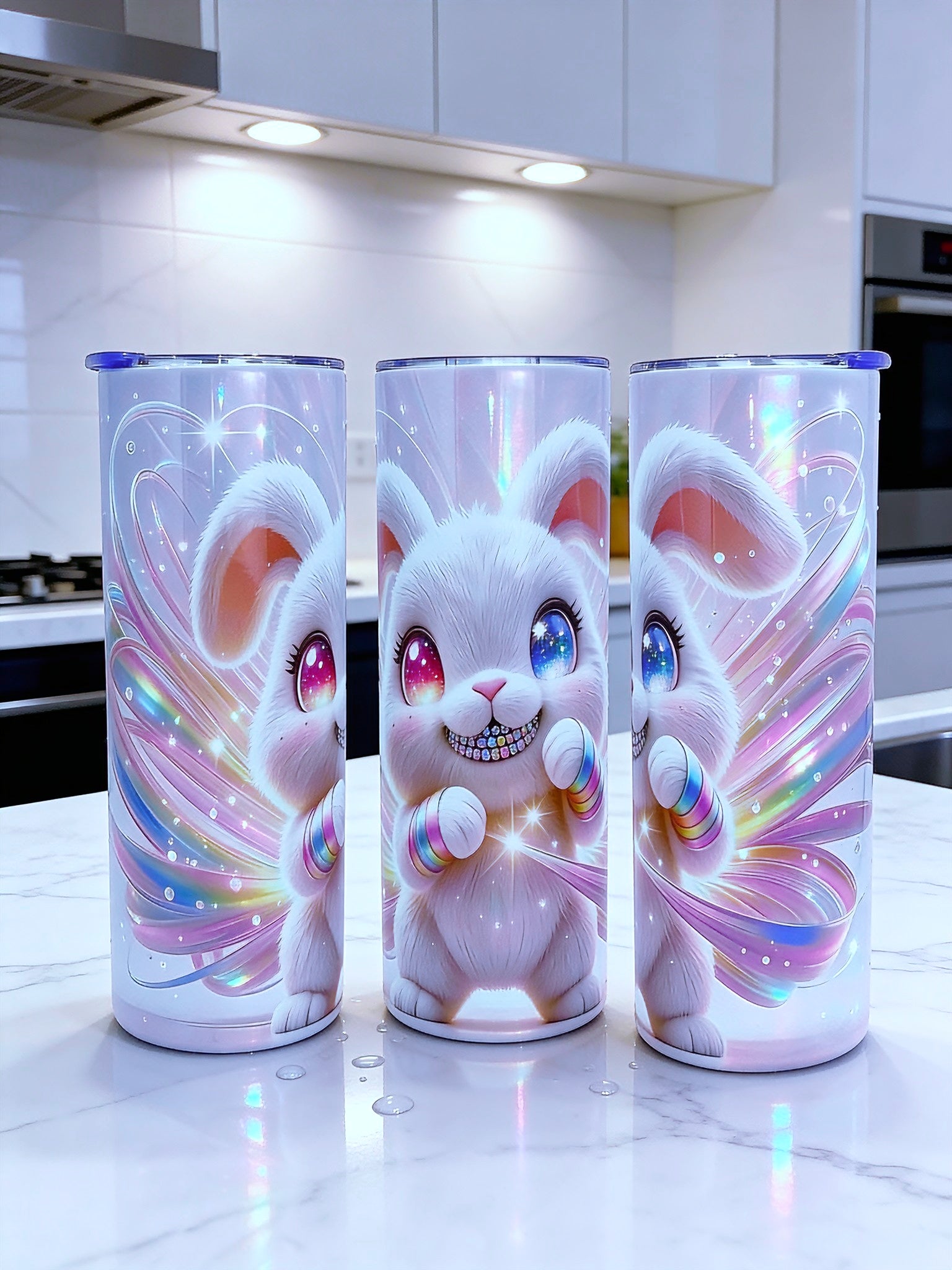 20oz Cosmic bunny tumbler